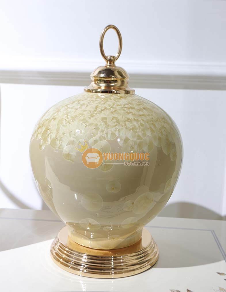 Bộ bình trang trí bằng gốm cao cấp YS-T-318-6
